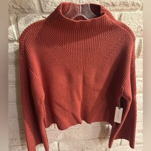 Maeve Terracotta Cowl Neck Sweater